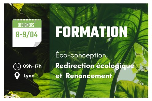 Formation eco conception DESIGNERS PLUS avril 2024