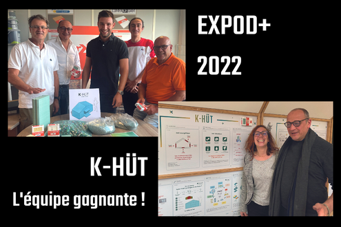 K-hut Gagnant Expod+ 2022 designers plus
