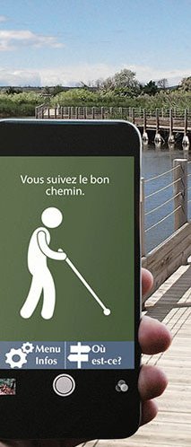 Accessibilité des espaces naturels aux personnes déficientes visuels