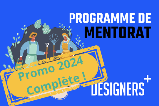 Mentorat designers plus 24 complet